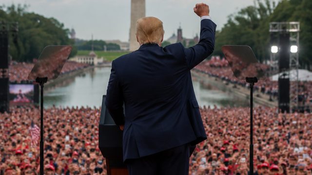 Trump Hosts Rally to Celebrate America's